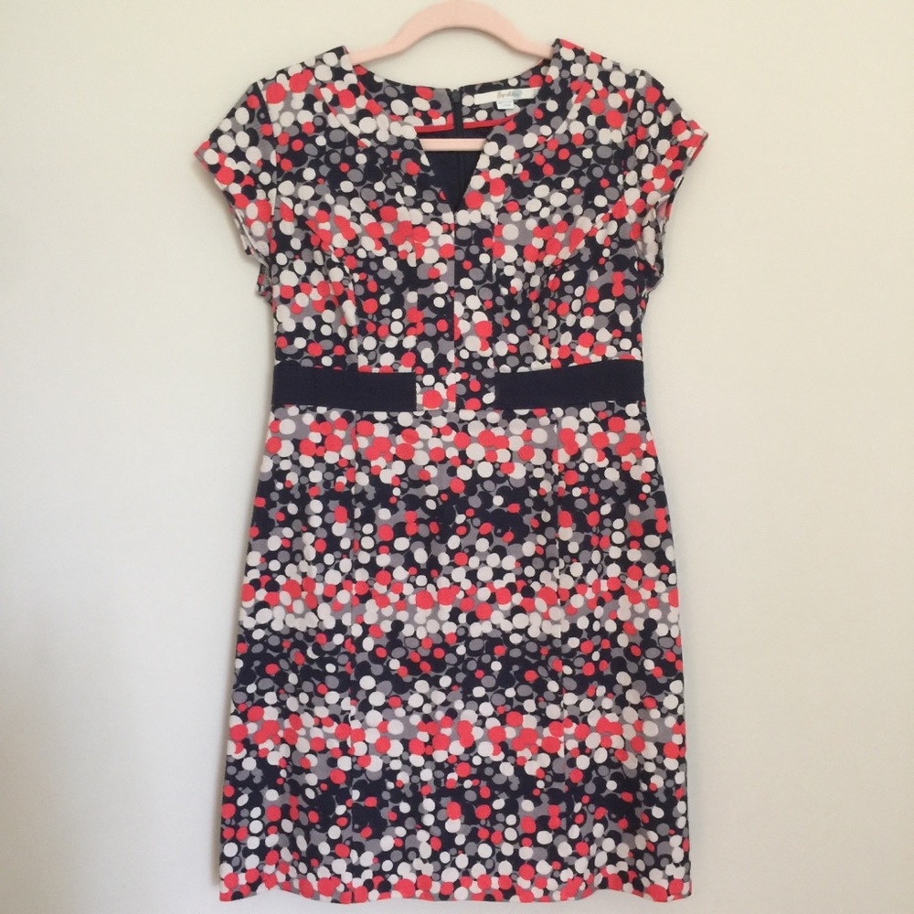 NWOT Boden Notch Neck Shirt Dress